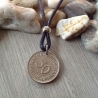 Kette mit altem 50-Pfennig-Stück  / Jubiläum / Vintage