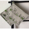 Geschirrtuch + pass.Topflappen GeschenkSet Einzigartig - Frosch
