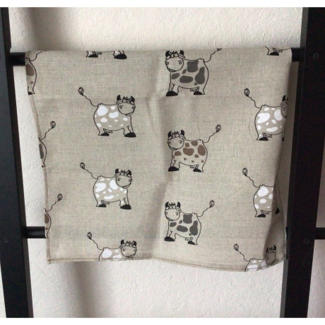 Geschirrtuch + pass.Topflappen GeschenkSet Einzigartig - Kühe