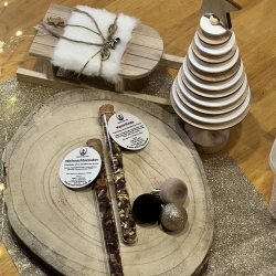 Tee im Reagenzglas Kaminfunke 