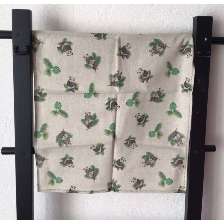 Geschirrtuch + pass.Topflappen GeschenkSet Einzigartig - Pandabär