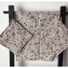 Geschirrtuch + pass.Topflappen GeschenkSet - lustige Hunde 