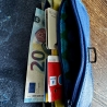 Großes Portemonnaie Biene aus Echtleder