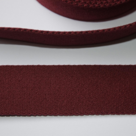 Gurtband 30 mm weinrot bordeaux Taschenband feine Struktur