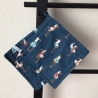 Geschirrtuch + pass.Topflappen GeschenkSet - lustige Enten 