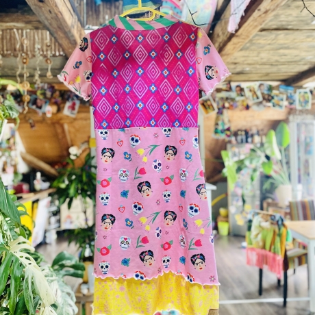 Möpsekleid in Wickeloptik Größe 38-44