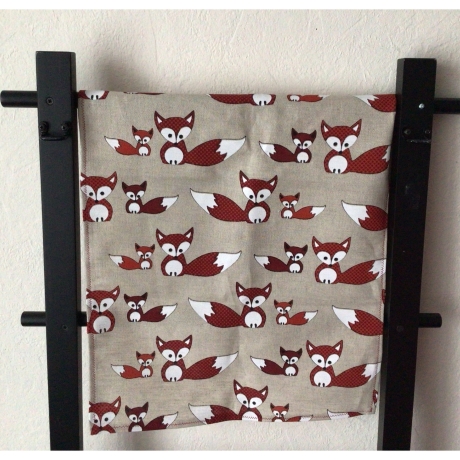 Geschirrtuch + pass.Topflappen GeschenkSet - Füchse groß