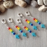 5 farbenfrohe Gastgeschenke zur Kommunion, Taufe, Firmung...
