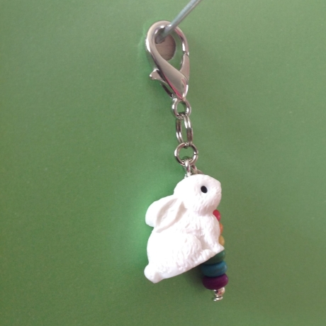Taschenanhänger mit niedlichem Kaninchen