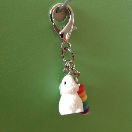 Taschenanhänger mit niedlichem Kaninchen