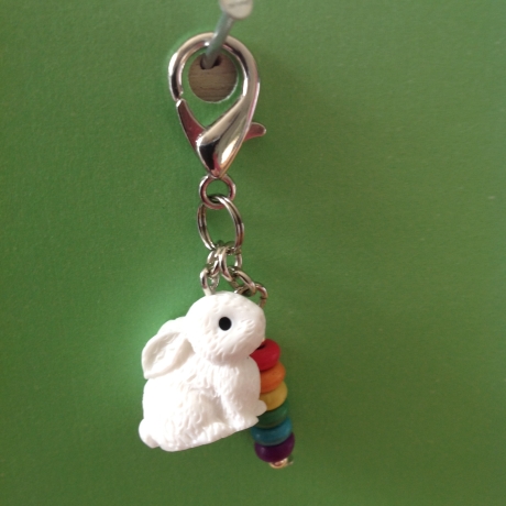 Taschenanhänger mit niedlichem Kaninchen