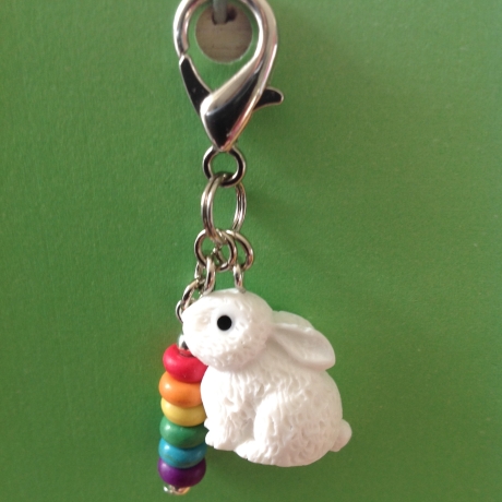 Taschenanhänger mit niedlichem Kaninchen