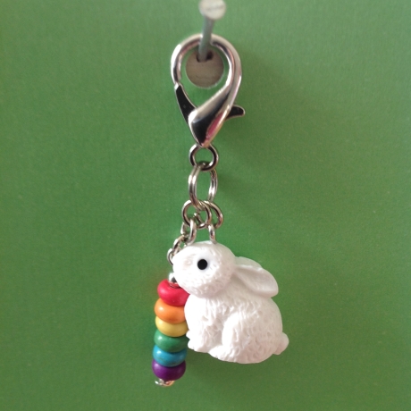 Taschenanhänger mit niedlichem Kaninchen