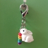 Taschenanhänger mit niedlichem Kaninchen