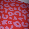 Taschenstoff Leo rot rosa Colorful wasserabweisend