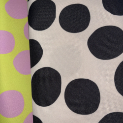 Punkte natur schwarz Colorful Collection Oxford wasserabweisend
