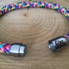 Maritimes Segelseilarmband mit Edelstahlmagnetverschluß