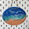 Ozean Wanddeko, Resin Art, Meer Deko zum Aufhängen,Wellen