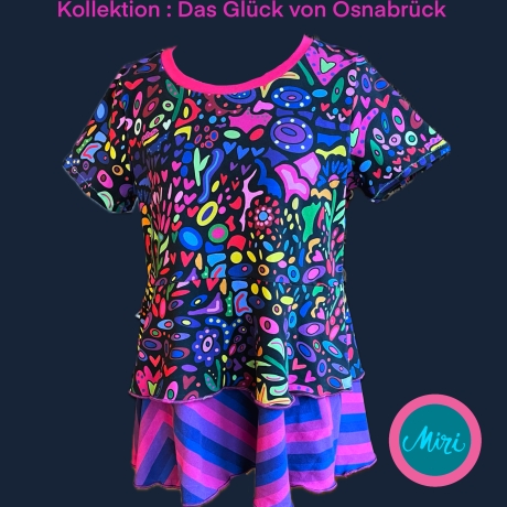 Schnittmuster Volantshirt NenaLisi 