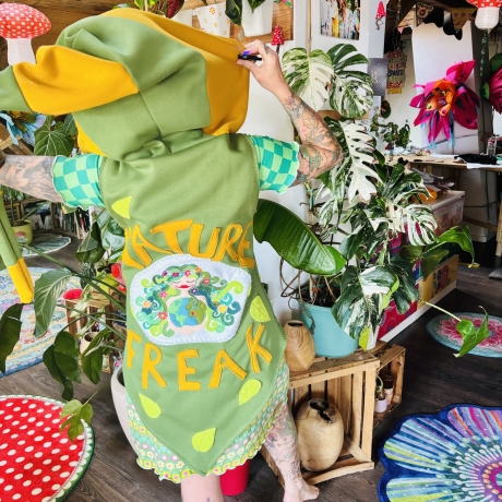 Sweatshirt Weste „nature Freak“ Größe 38-42