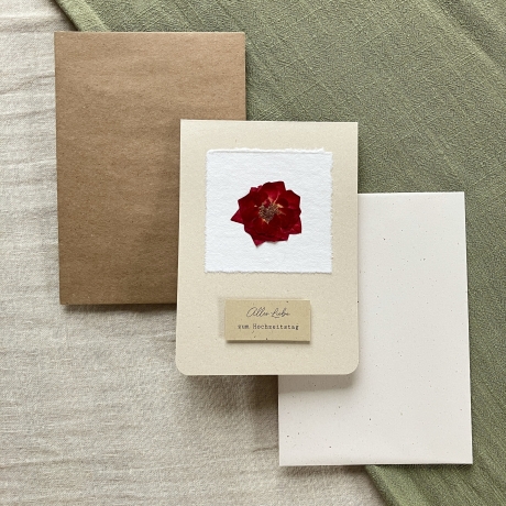 Klappkarte mit Umschlag • Alles Liebe zum Hochzeitstag