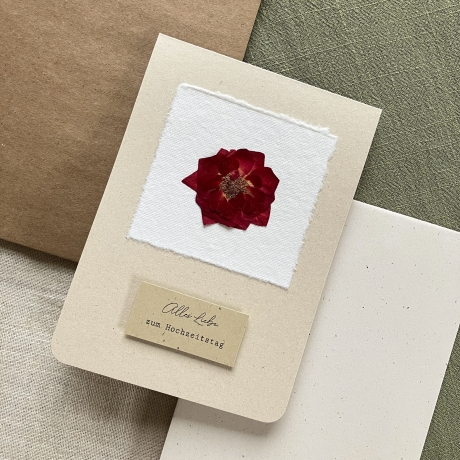 Klappkarte mit Umschlag • Alles Liebe zum Hochzeitstag