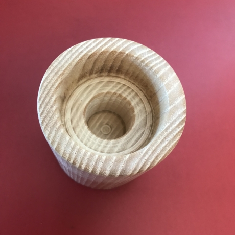 Holz Kerzenhalter natur | Kerzenständer Holz |Teelichthalter Holz