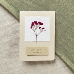 Klappkarte mit Umschlag • Herzlichen Glückwunsch zur Hochzeit