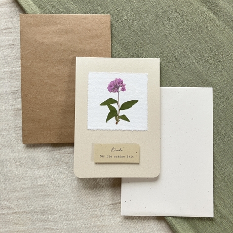 Klappkarte mit Umschlag • Danke für die schöne Zeit Abschied