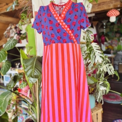 Möpsekleid in Wickeloptik Größe 38-44