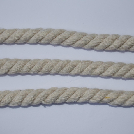 Baumwollkordel gedreht 10 mm natur ecru XL-Kordel