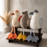 Türstopper Fensterschutz Buchstütze Deko - Möwe Orange