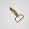 Karabinerhaken 25 mm gold Karabiner