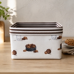Utensilo Aufbewahrung Frühstückskorb Geschenk Unikat - Cookies