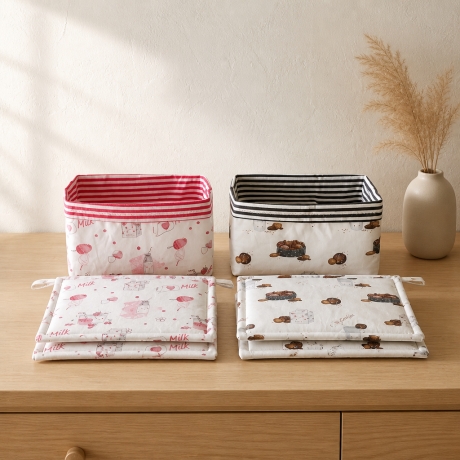 Utensilo Aufbewahrung Frühstückskorb Geschenk Unikat - Cookies