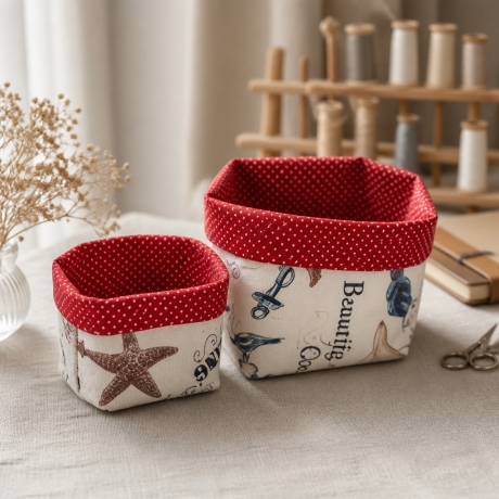 2er Set Utensilo Aufbewahrung Geschenk Unikat - Maritim