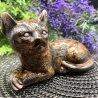 Katzenpärchen (2 Stück) handgefertigt aus Keramik