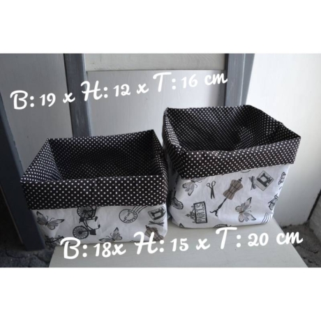 2er Set Utensilo Aufbewahrung Geschenk Unikat - 