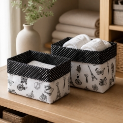 2er Set Utensilo Aufbewahrung Geschenk Unikat - 
