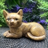 Katzenpärchen (2 Stück) handgefertigt aus Keramik