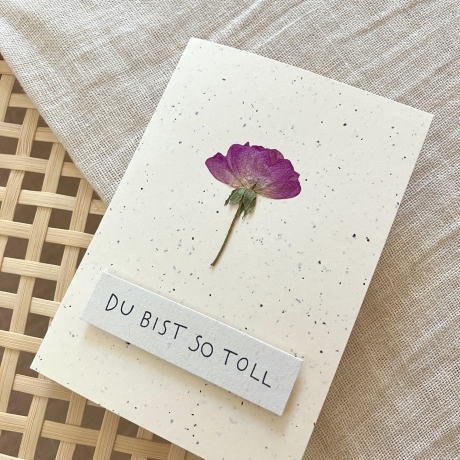 Du bist so toll • Geburtstagskarte Jahrestag Freundschaft