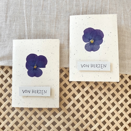 Von Herzen • Karte zum Geburtstag Grüße Geschenk