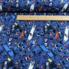 Jersey Stoff Skateboard|Meterware|Baumwolljersey|Kinderstoffe