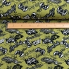 Jersey Stoff Skateboard|Meterware|Baumwolljersey|Kinderstoffe