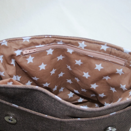 Umhängetasche/braun/Handtasche/crossbbody bag Damen/beige Tasche