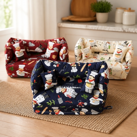 Deko-Sofa Kosmetikbox Sofa Taschentücherbox Sofa - Koch blau