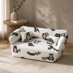 Deko-Sofa Kosmetikbox Sofa Taschentücherbox Sofa - Waschbär