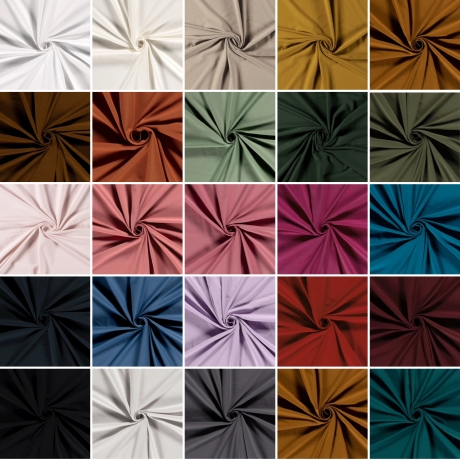 Jersey Stoff Uni | Meterware | Baumwolljersey | Öko Tex 100