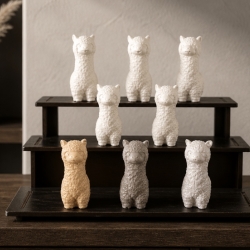 Lama Deko Lama Alpaka Dekoration Geschenk Figur handmade  