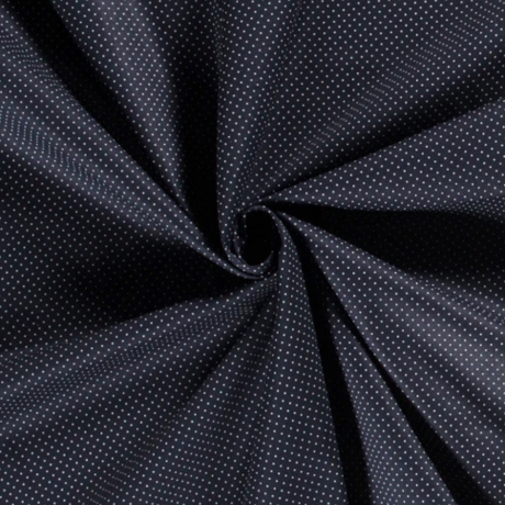 Baumwolle Druck Popeline Dots | Punkte | Öko Tex 100|Poplin|Blau